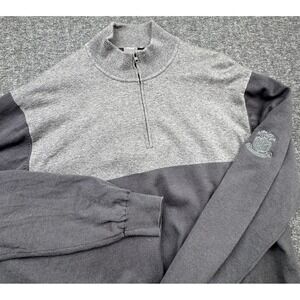 Ping Men's 1/4 Zip Sensor Warm Pullover Jacket Wool Blend Sz XL Gray Golf Sharon